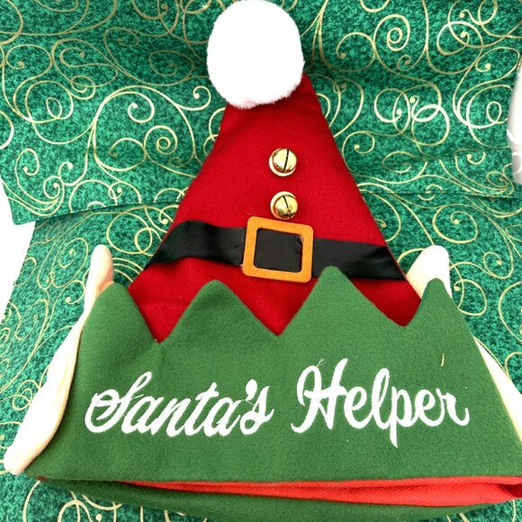 Santa’s Helper Elf Christmas Hat EUC - Picture 3 of 9